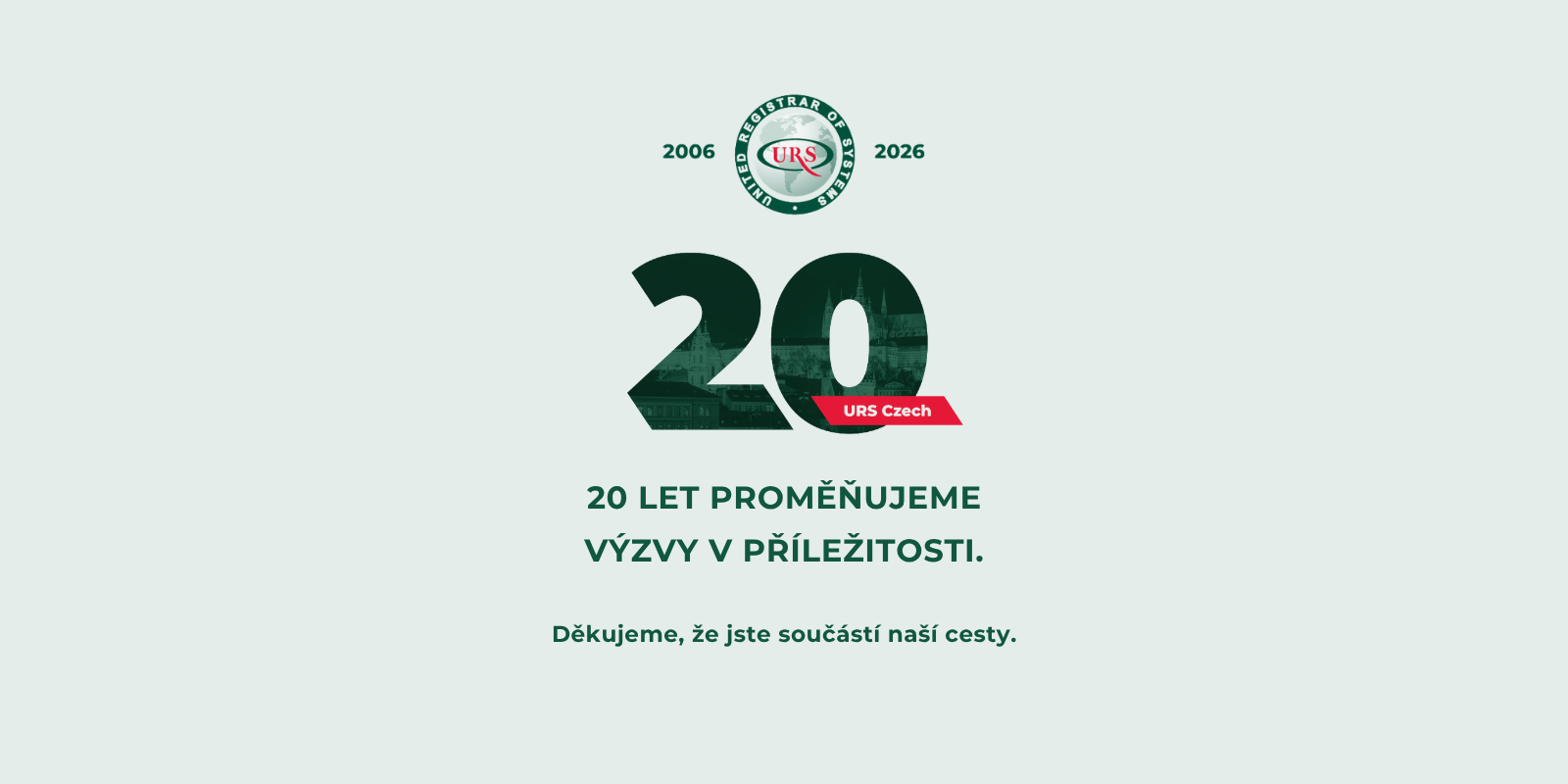 Máme narozeniny! URS Czech slaví 20 let